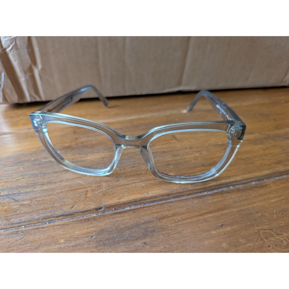 Warby Parker AUBREY 205 Clear Brown Eyeglasses/Sunglasses 55-21-142- FRAMES ONLY